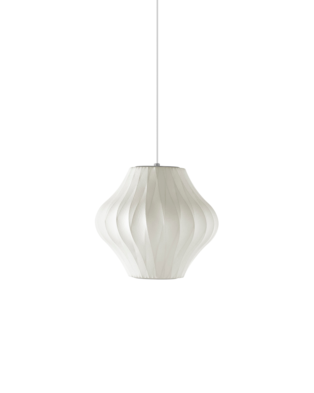 Herman Miller Nelson Pear Crisscross Bubble Pendant