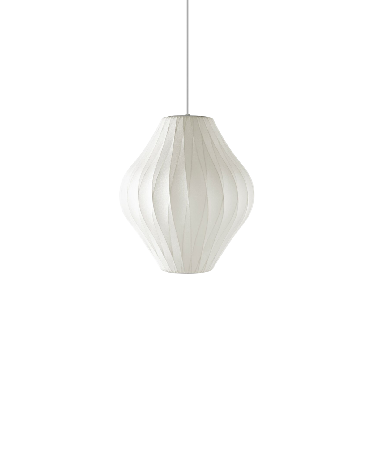 Herman Miller Nelson Pear Crisscross Bubble Pendant