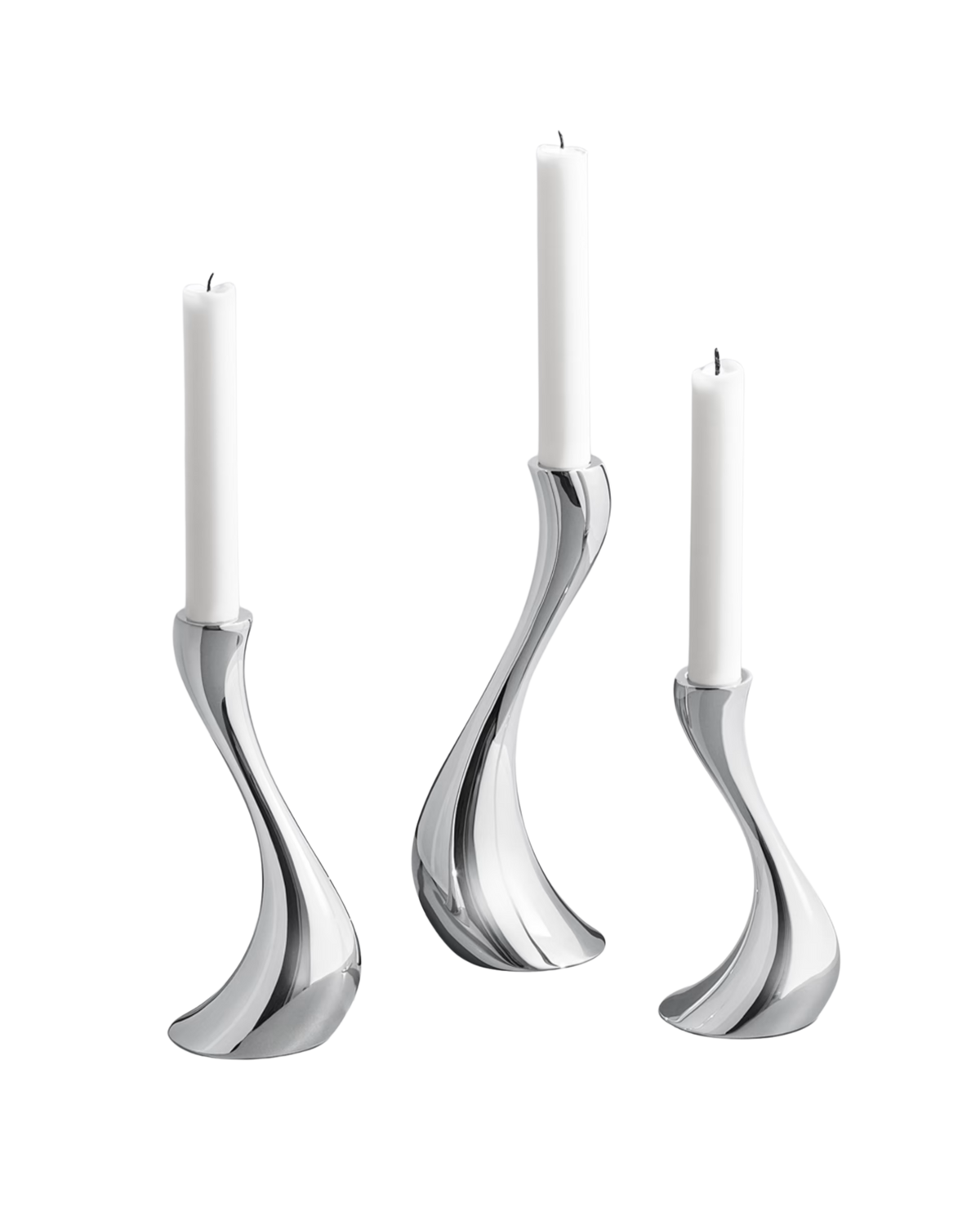 Georg Jensen COBRA candleholder, small, medium, large