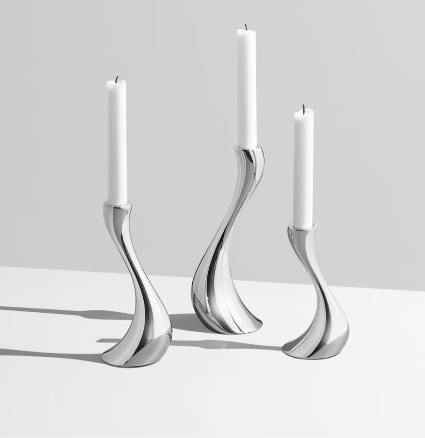 Georg Jensen COBRA candleholder, small, medium, large
