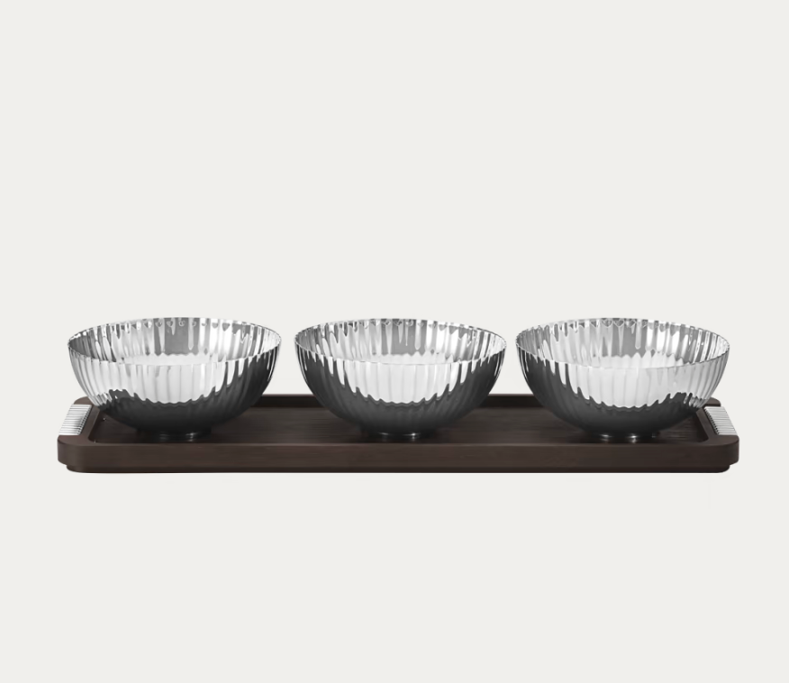 Georg Jensen BERNADOTTE Tray With Bowls
