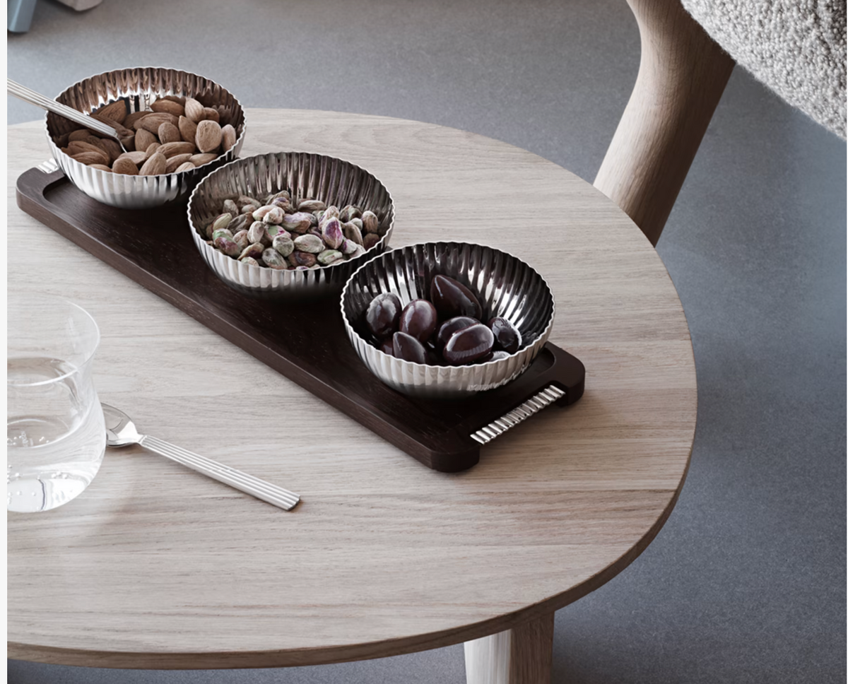 Georg Jensen BERNADOTTE Tray With Bowls