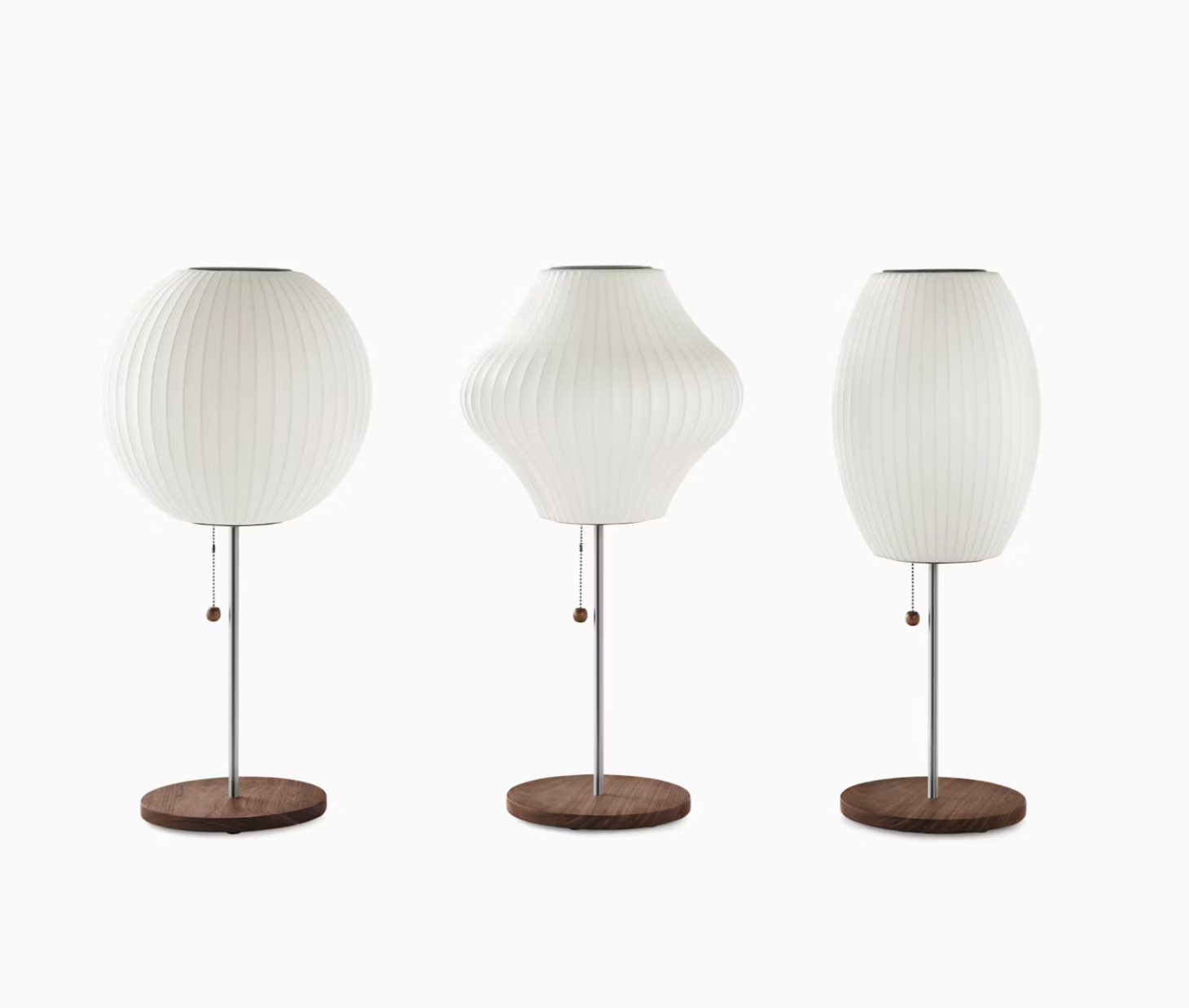 Herman Miller Nelson Pear Lotus Table Lamp