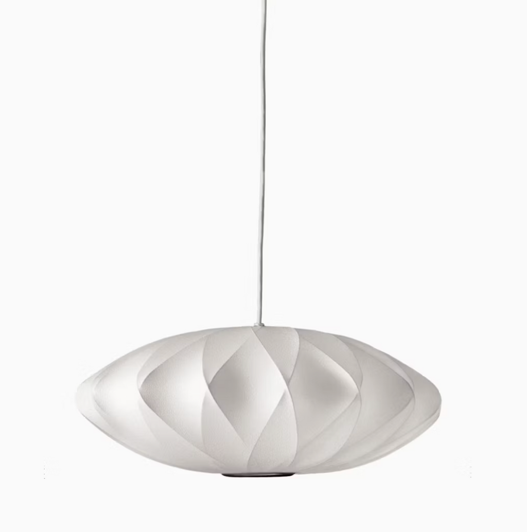 Herman Miller Nelson Saucer Crisscross Bubble Pendant