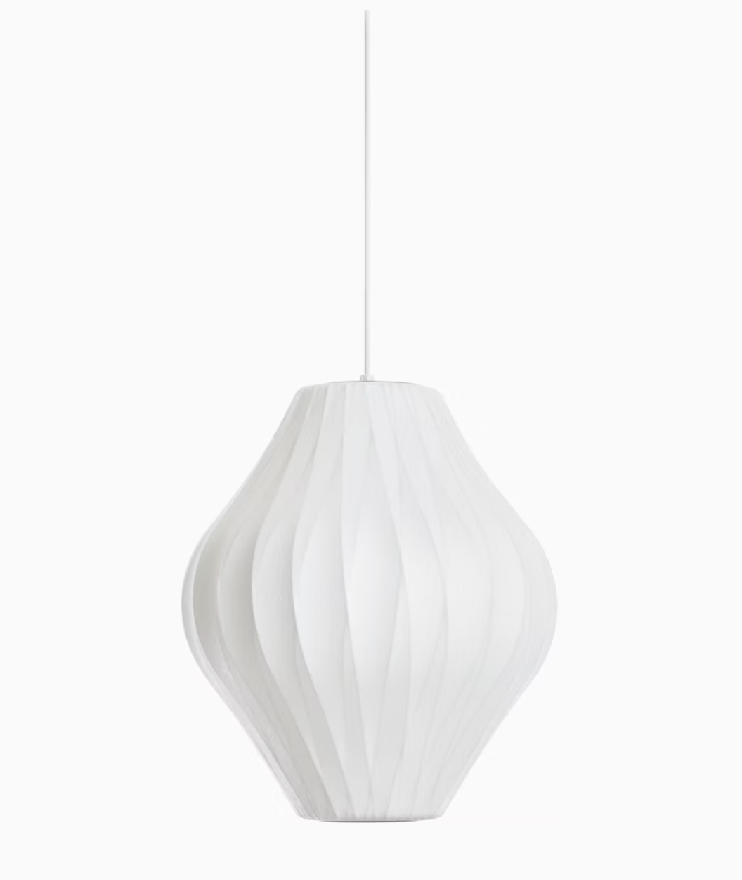 Herman Miller Nelson Pear Crisscross Bubble Pendant