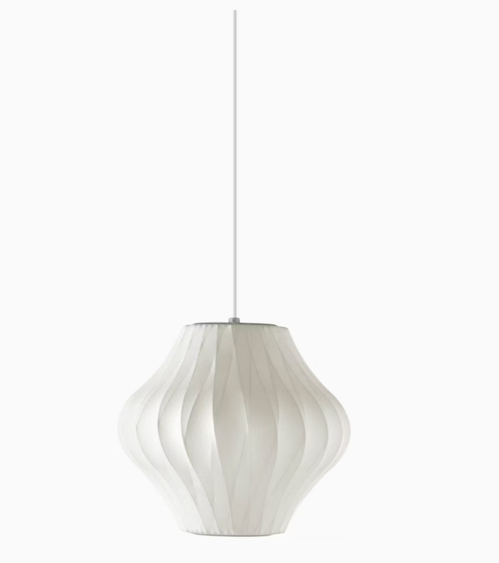 Herman Miller Nelson Pear Crisscross Bubble Pendant