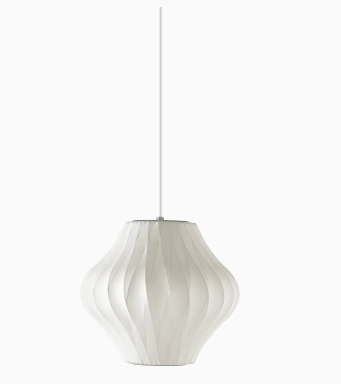 Herman Miller Nelson Pear Crisscross Bubble Pendant