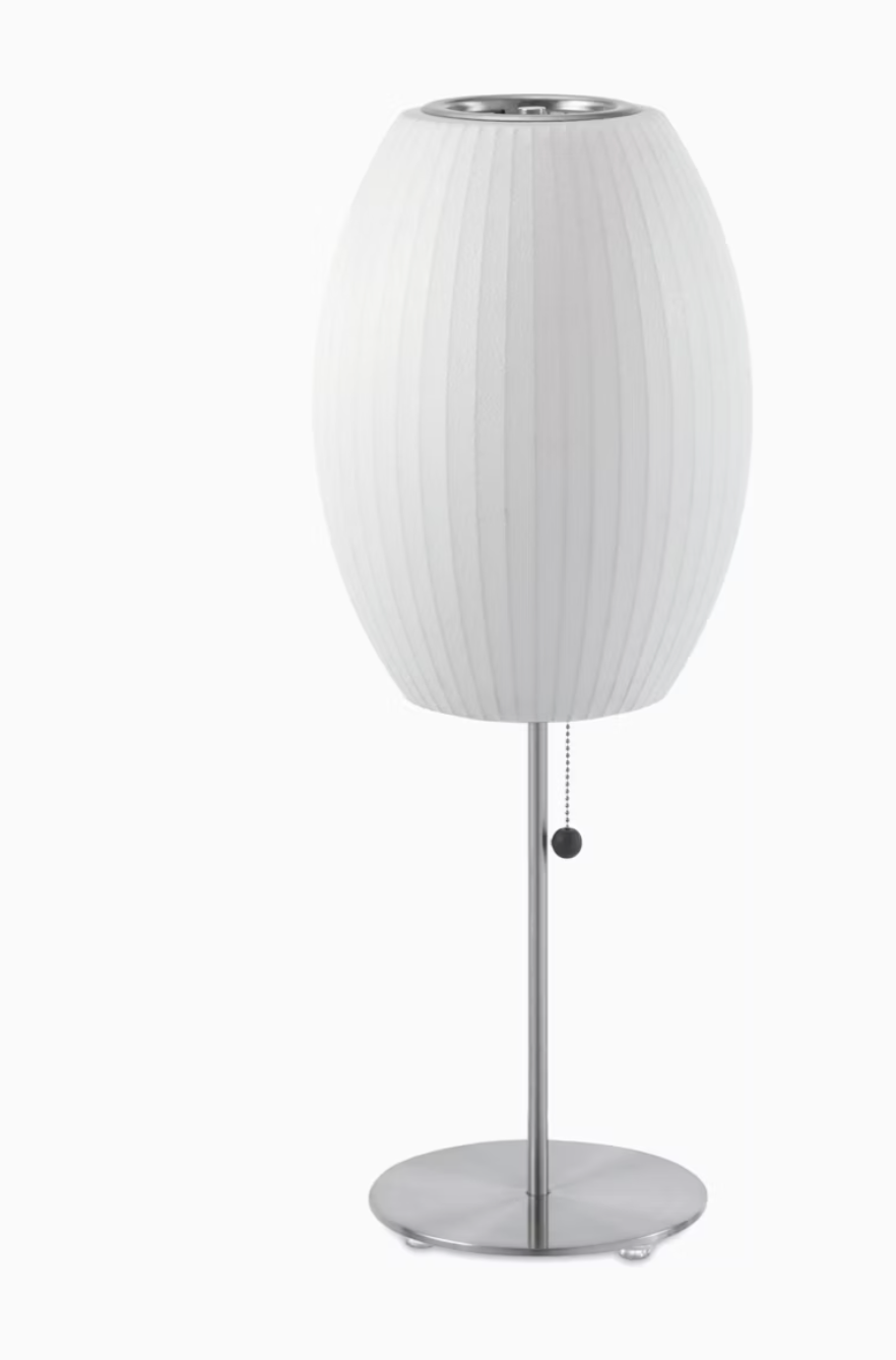 Herman Miller Nelson Cigar Lotus Table Lamp